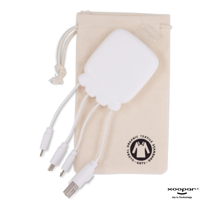 Kieszonkowy powerbank 3000 mAh z recyklingu  - LT41410