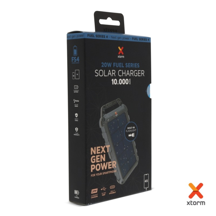 Solidny powerbank z panelem słonecznym - LT46607