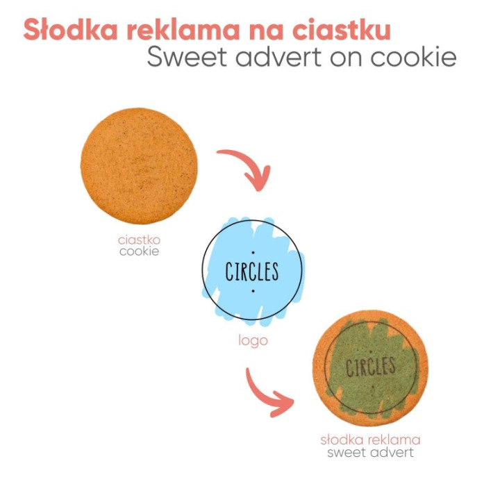 CIASTKA REKLAMOWE LOGO COOKIE BAG - 0406