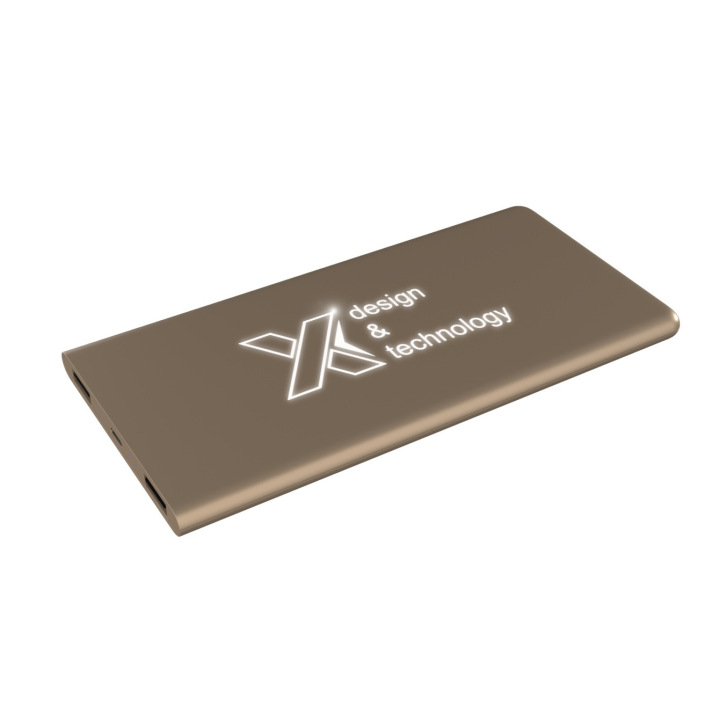 Powerbank z podświetlanym logo - PR