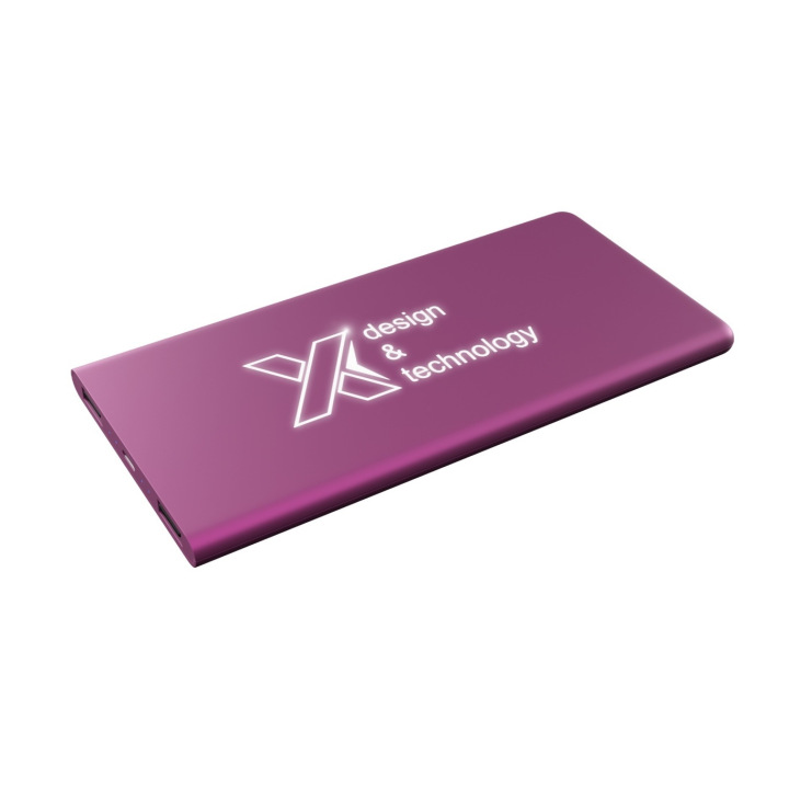 Powerbank z podświetlanym logo - PR