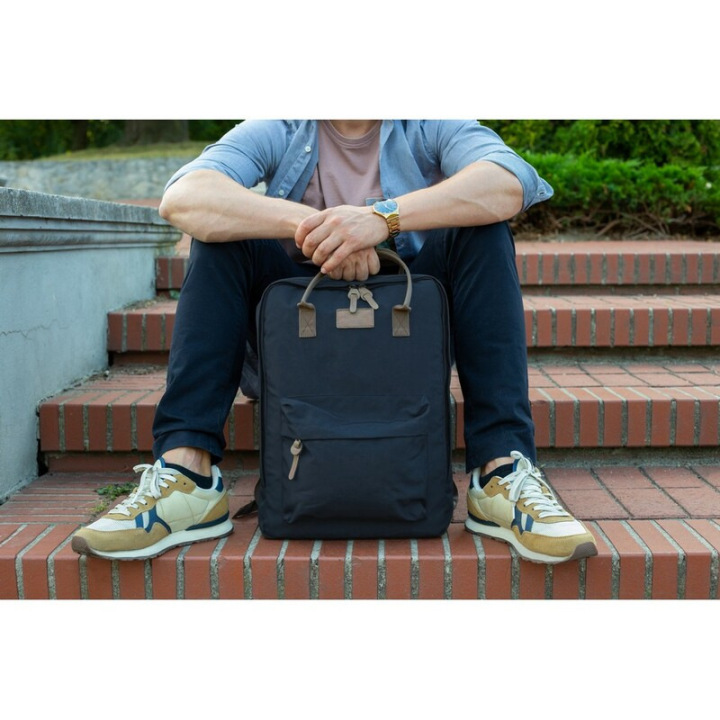 B'RIGHT 15.6" laptop backpack, made of RPET -.