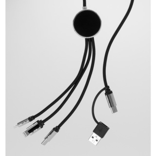 DŁUGI KABEL 4W1 Z PODŚWIETLANYM LOGO - EG058803