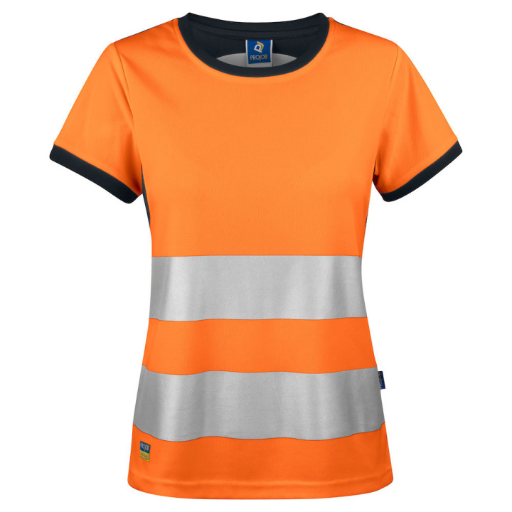 ODBLASKOWY T-SHIRT DAMSKI ISO 20471 - TX 6012