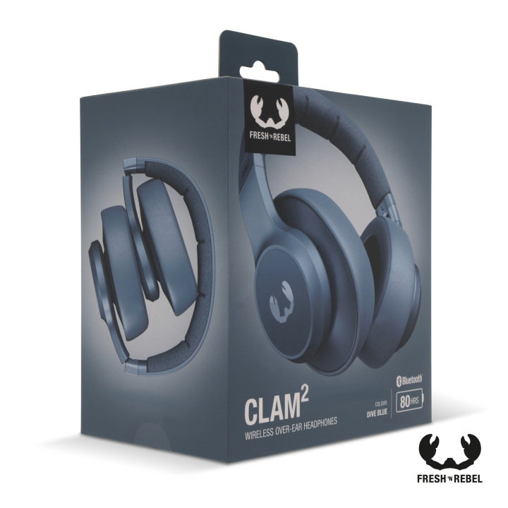 3HP4002 | Fresh 'n Rebel Clam 2 Bluetooth Over-ear Headphones - LT49725