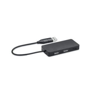 3-portowy hub USB kabel 20cm - MO2142 (MOCN#03)