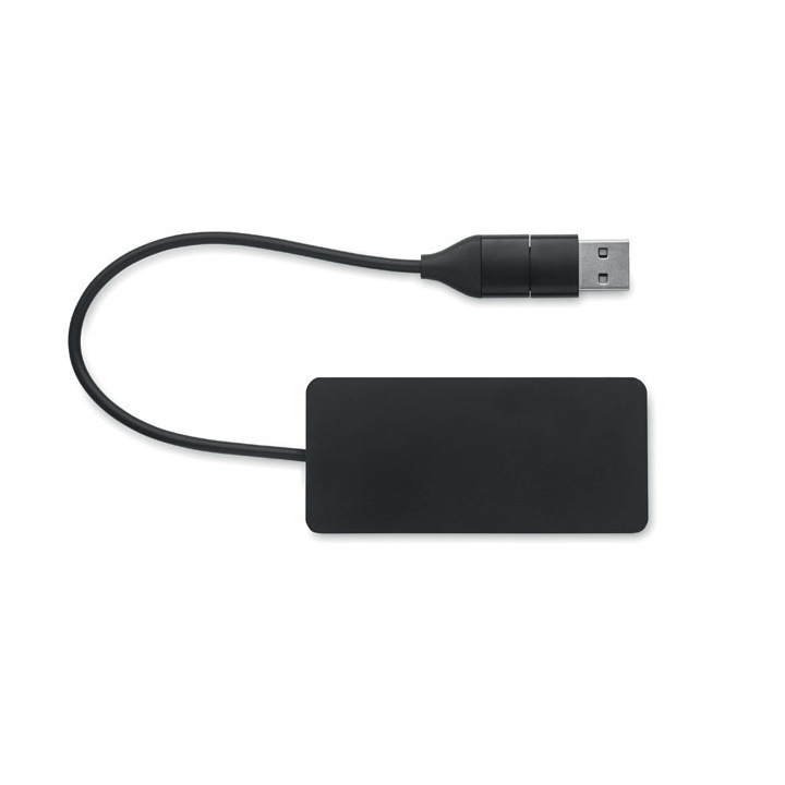 3-portowy hub USB kabel 20cm - MO2142 (MOCN#03)