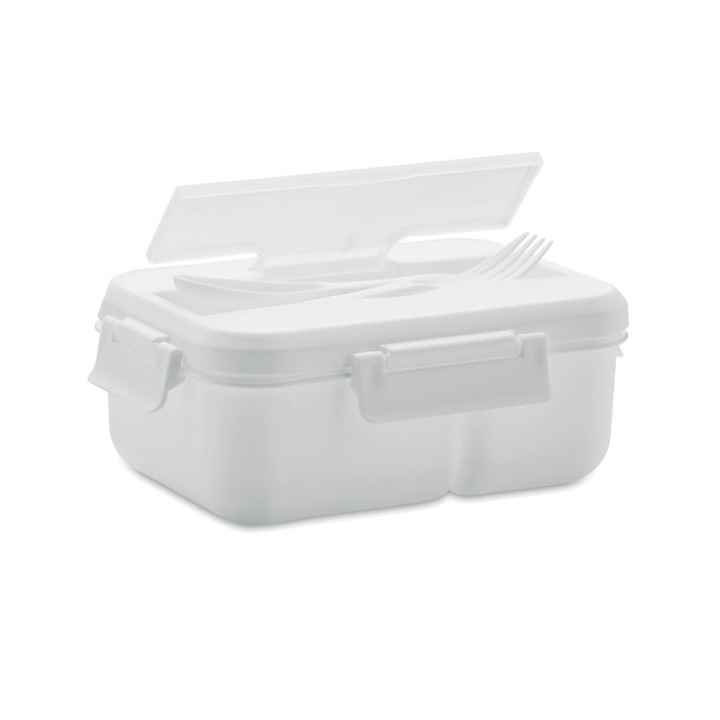 Lunch box ze sztućcami z PP - MO6646 (MOCN#06)