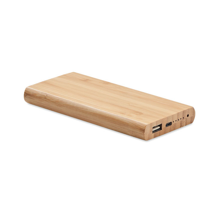 Bambusowy power bank 6000 mAh - MO6815 (MOCN#40)