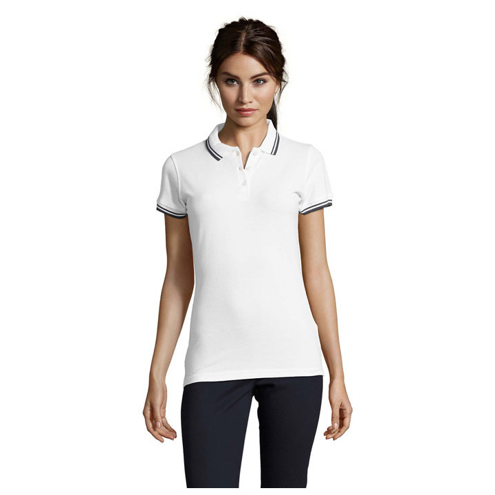 PASADENA damskie polo 200g - S00578 (MOCN#NW)