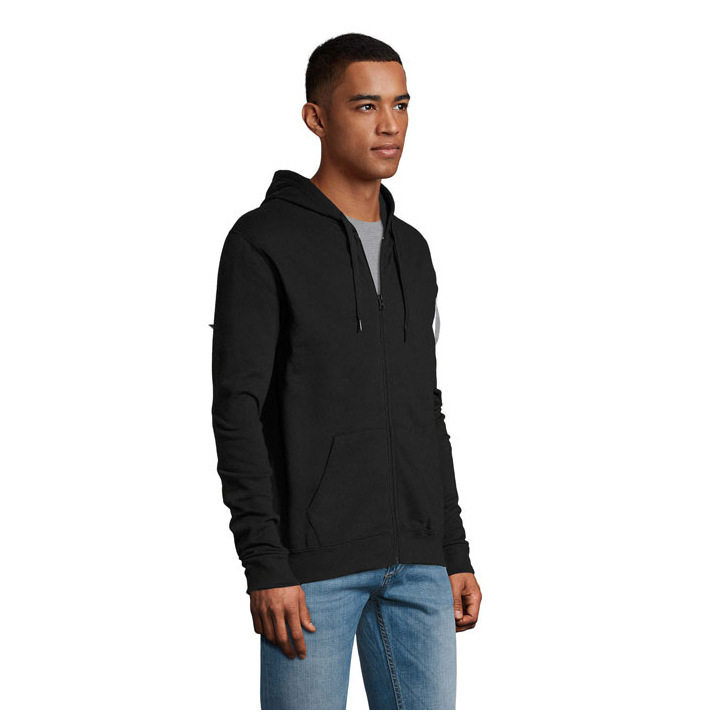 STONE UNI HOODIE 260g - S01714 (MOCN#BK)