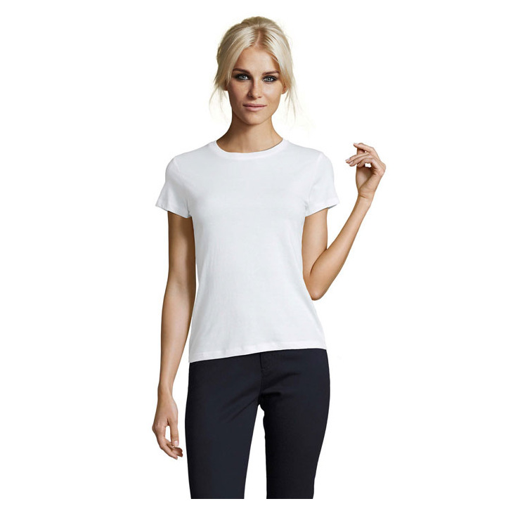 REGENT Damski T-Shirt 150g - S01825 (MOCN#WH)