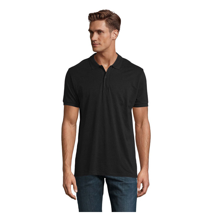 PLANET MEN polo 170g - S03566 (MOCN#BK)