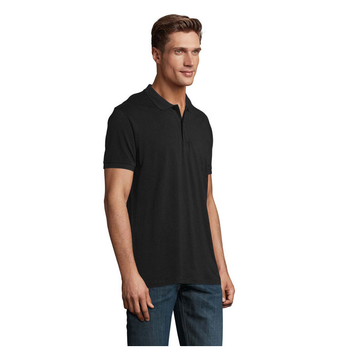 PLANET MEN polo 170g - S03566 (MOCN#BK)