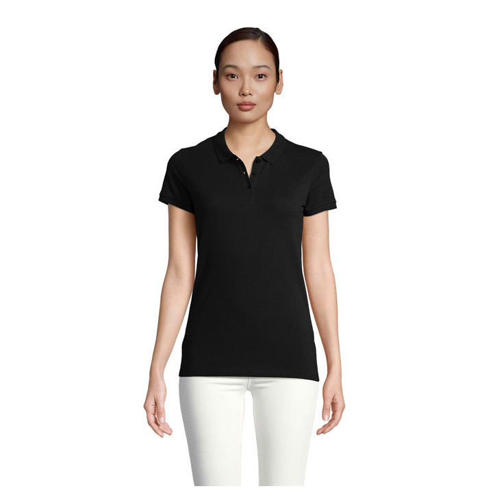 PLANET WOMEN polo 170g - S03575 (MOCN#BK)