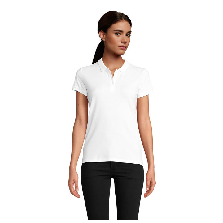 PLANET WOMEN polo 170g - S03575 (MOCN#WH)