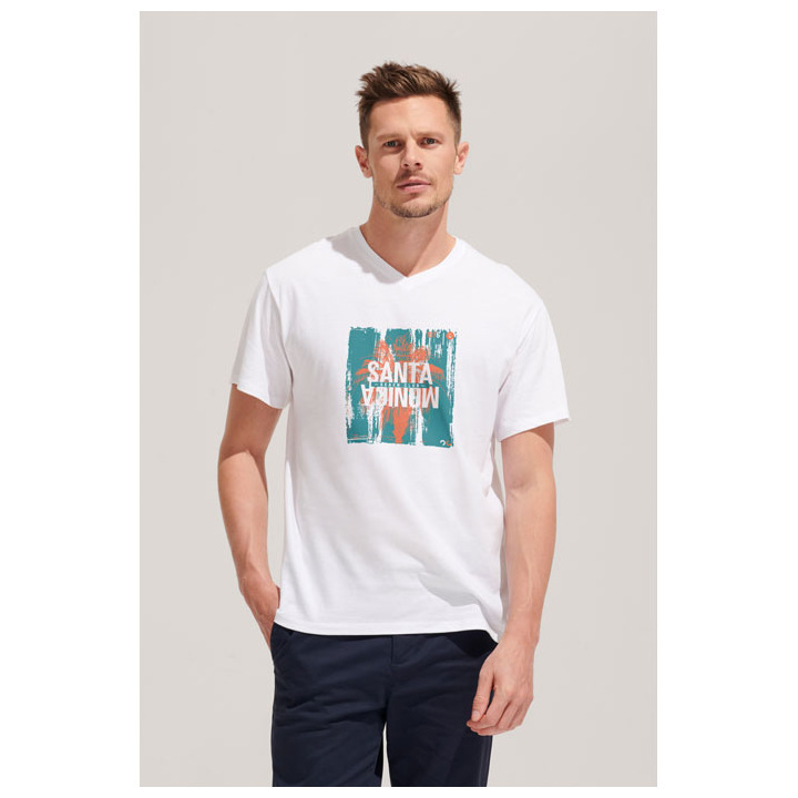 VICTORY Męski T-SHIRT 150g - S11150 (MOCN#WH)