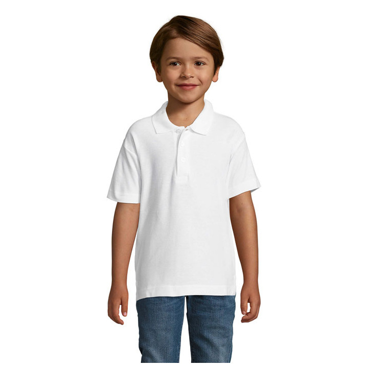 SUMMER II KIDS Polo 170g - S11344 (MOCN#WH)