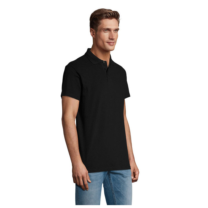 SPRING II MEN Polo 210g - S11362 (MOCN#BK)