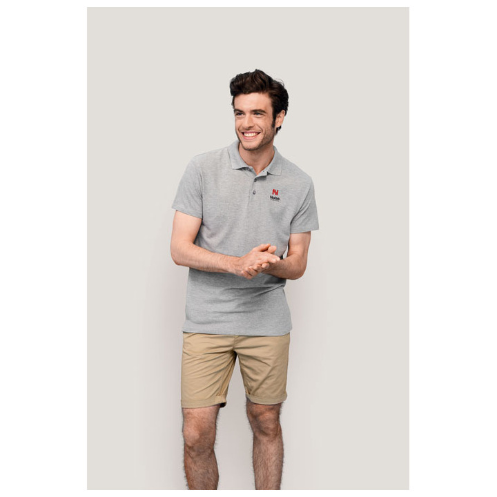 SPRING II MEN Polo 210g - S11362 (MOCN#BK)