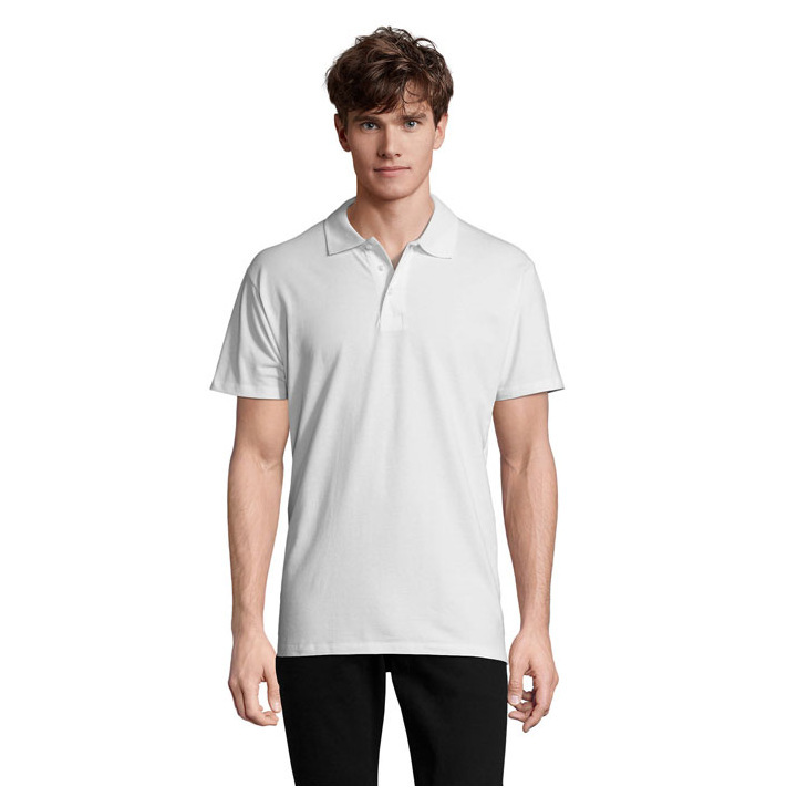 SPRING II MEN Polo 210g - S11362 (MOCN#WH)