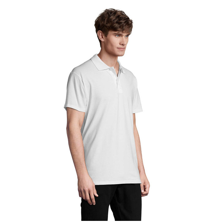 SPRING II MEN Polo 210g - S11362 (MOCN#WH)