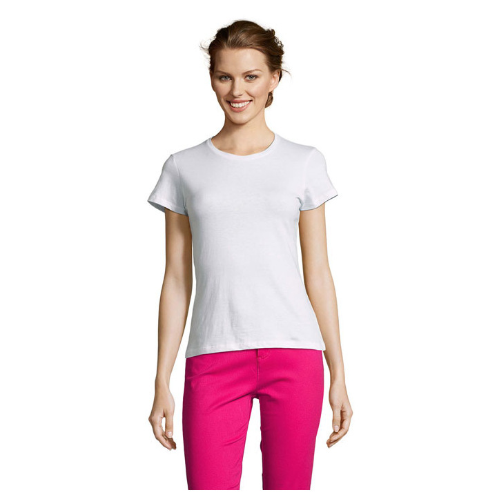 MISS Damski T-SHIRT 150g - S11386 (MOCN#WH)