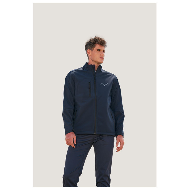 RELAX Męski softshell 340g - S46600 (MOCN#BK)