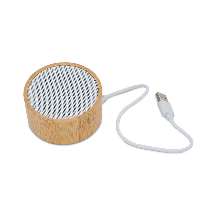 Bambusowy głośnik Bluetooth Soundy brązowy - R64374 (gadzety reklamowe)