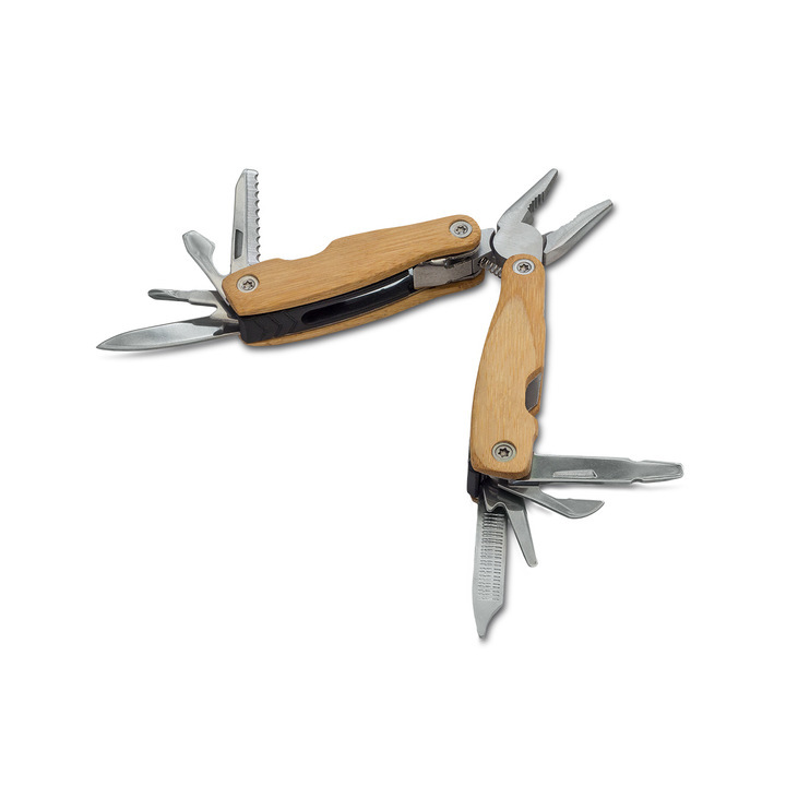 Mini multitool Exton brązowy - R17565 (gadzety reklamowe)