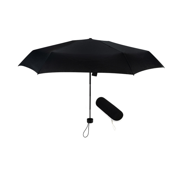 Parasol w etui Banff czarny - R17951 (gadzety reklamowe)