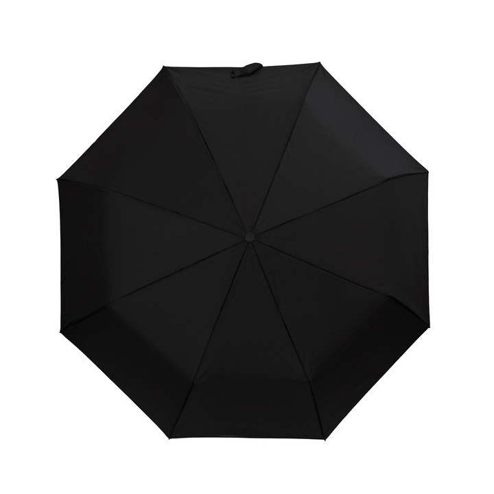 Parasol z drewnianą rączką Granton czarny - R17953 (gadzety reklamowe)