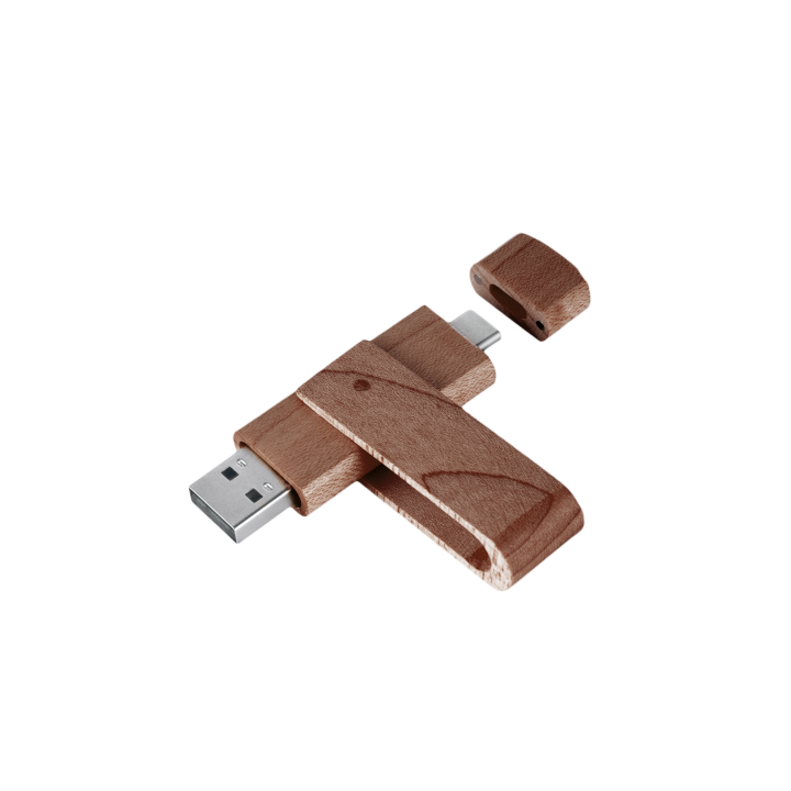 PENDRIVE DREWNIANY TYPU TWIST - DR30 smart type C