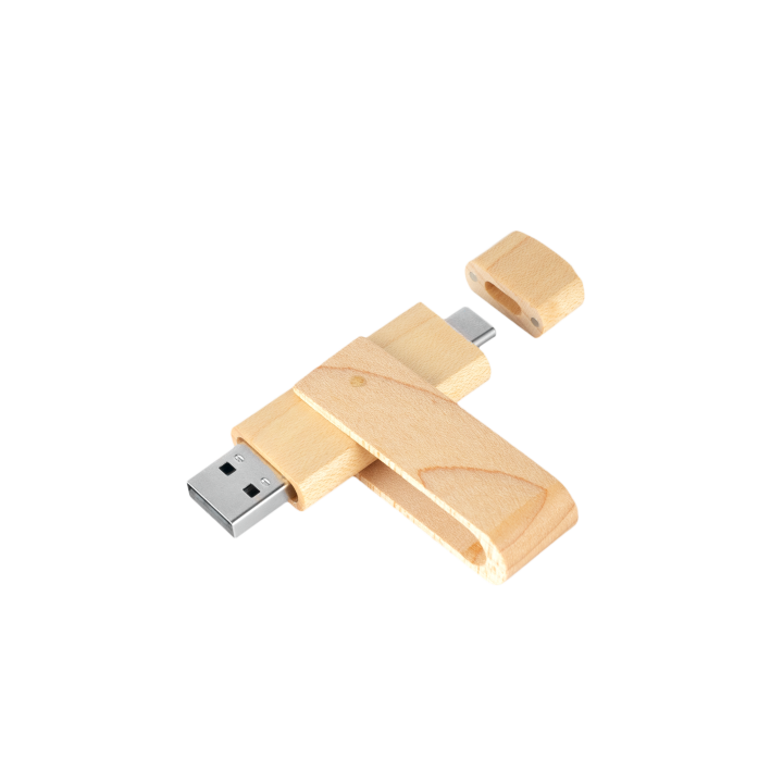 PENDRIVE DREWNIANY TYPU TWIST - DR30 smart type C