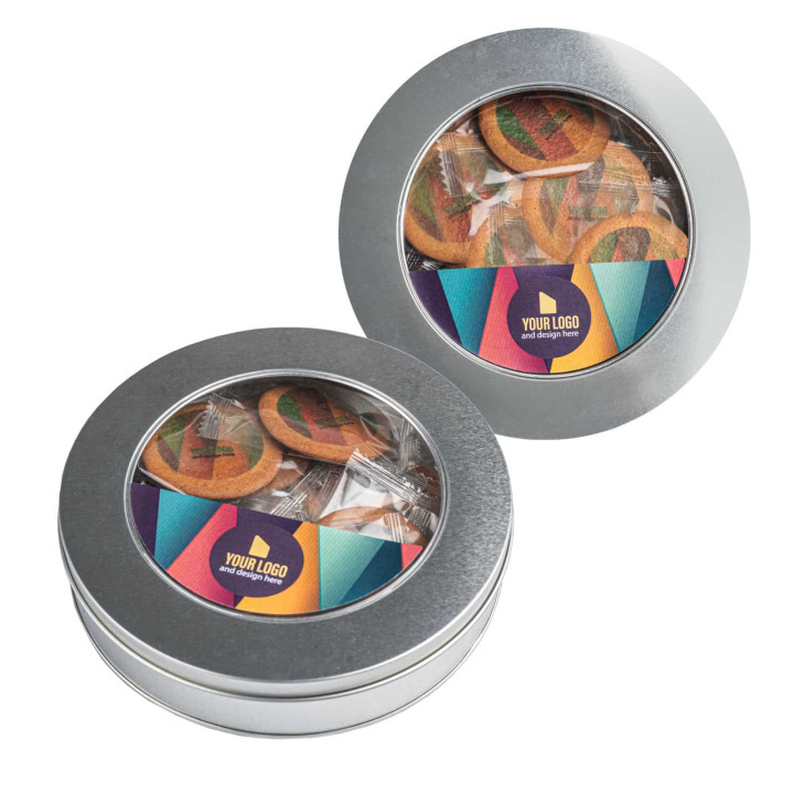 Ciastka reklamowe logo cookie tin - SLOD-0407