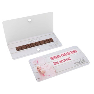 Czekoladowe wiadomoŚci choco text 1 linia w kopercie1 linia w kopercie separate - SLOD-06010601S