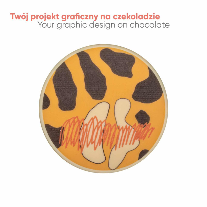 Czekoladowy ksztaŁt choco4mat koŁo print - SLOD-0314PKOŁO