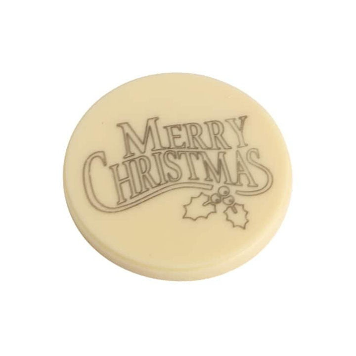 Czekoladowy medal font 3 szt - SLOD-0419Xmas