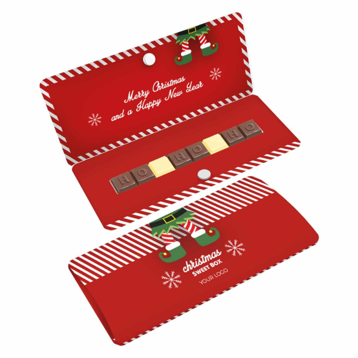 Zestaw czekoladek choco text 1 linia - SLOD-06010601SXmas