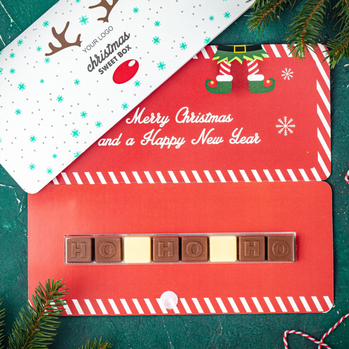 Zestaw czekoladek choco text 1 linia - SLOD-06010601SXmas