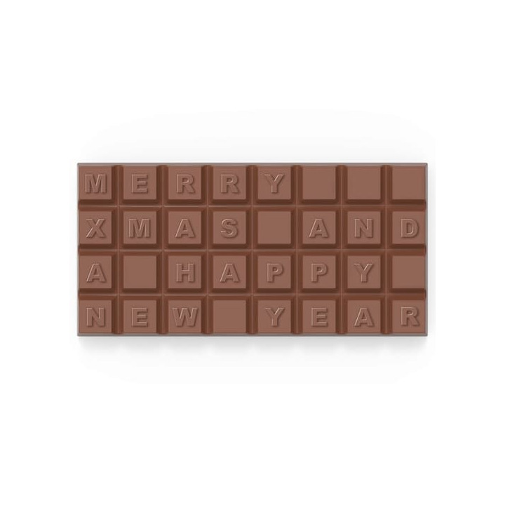 Zestaw czekoladek choco text 4 linie w kopercie separate xmas - SLOD-05940594SXmas