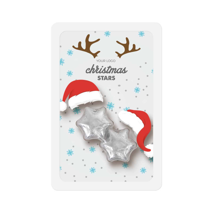 Zestaw czekoladek promo card gwiazdki - SLOD-0159Xmas