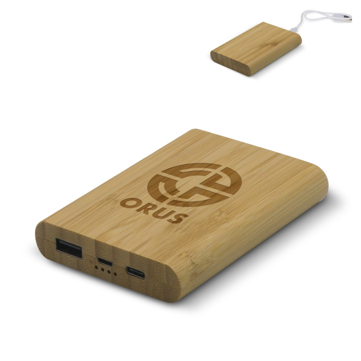 Powerbank bambus 5.000mAh - LT91275