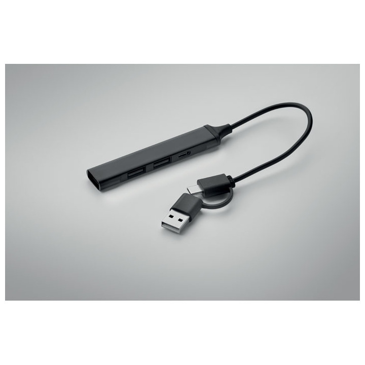 Hub USB z 4 portami 19 cm - MO2294 (MOCN#03)