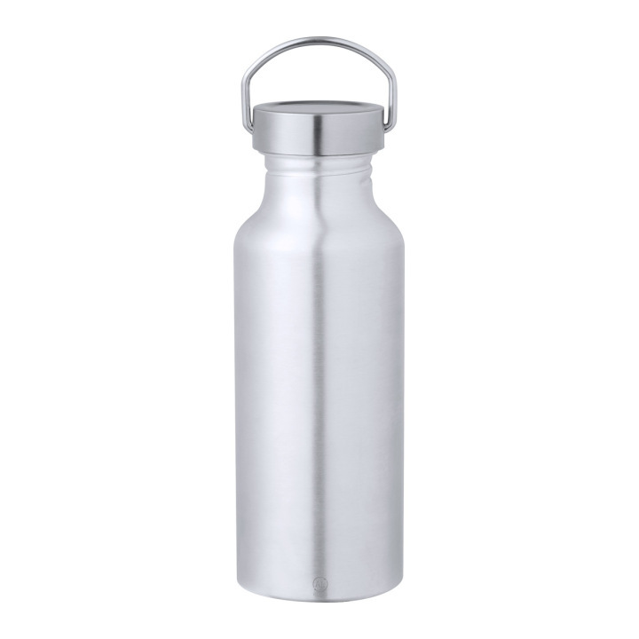 Butelka aluminiowa z recyklingu z pokrywką, 650 ml - AP733816 (ANDA#21)