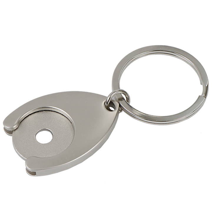 Metalowy brelok z żetonem - R73269