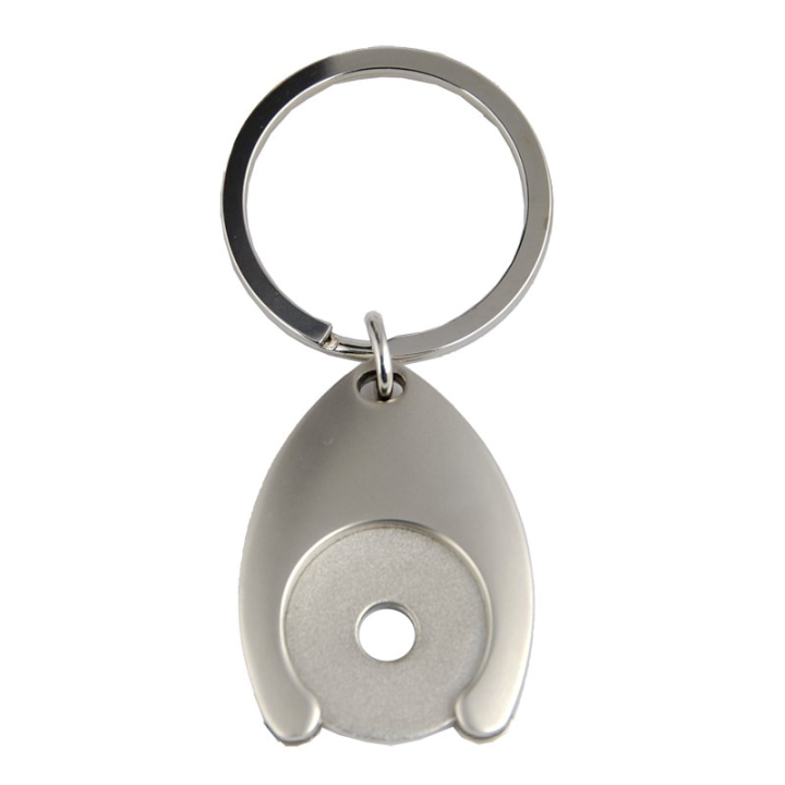 Metalowy brelok z żetonem - R73269