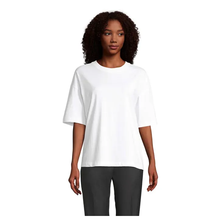 BOXY WOMEN T-SHIRT OVERSIZE - S03807 (MOCN#WH)