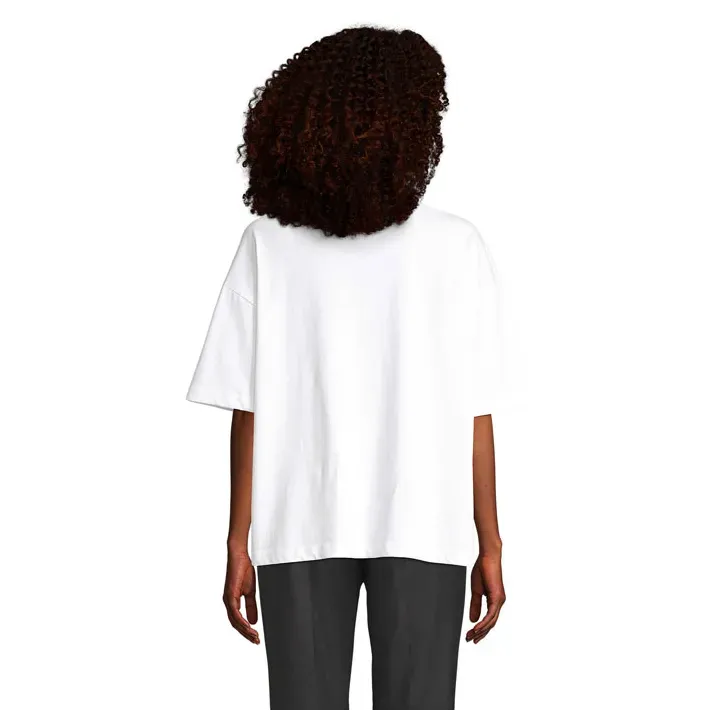 BOXY WOMEN T-SHIRT OVERSIZE - S03807 (MOCN#WH)