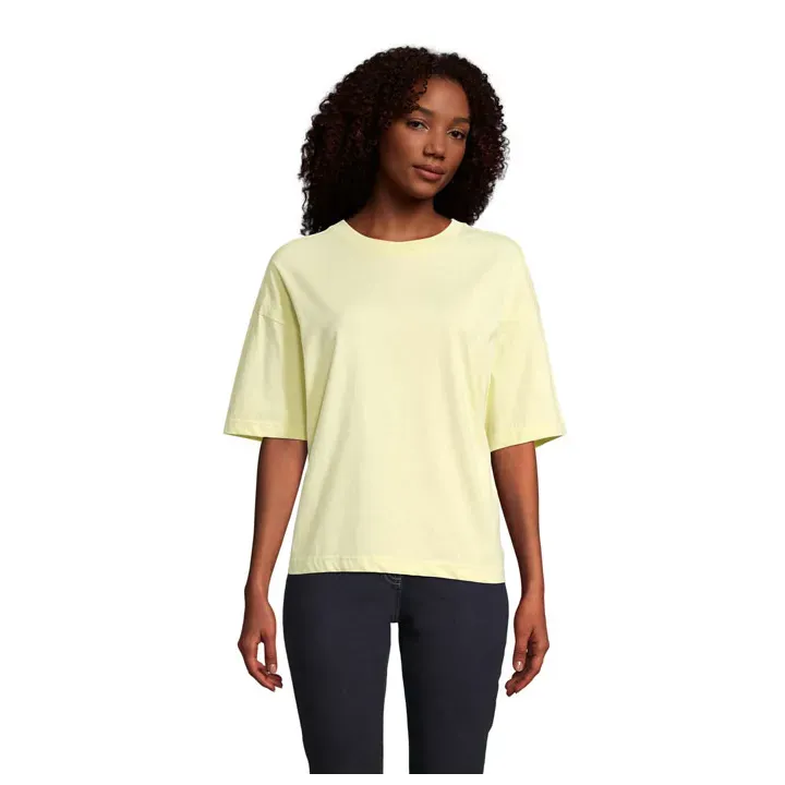 BOXY WOMEN T-SHIRT OVERSIZE - S03807 (MOCN#LY)